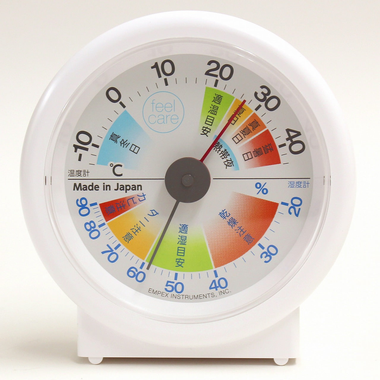 生活管理温・湿度計 feel care TM-2411 – EMPEX / エンペックス気象計