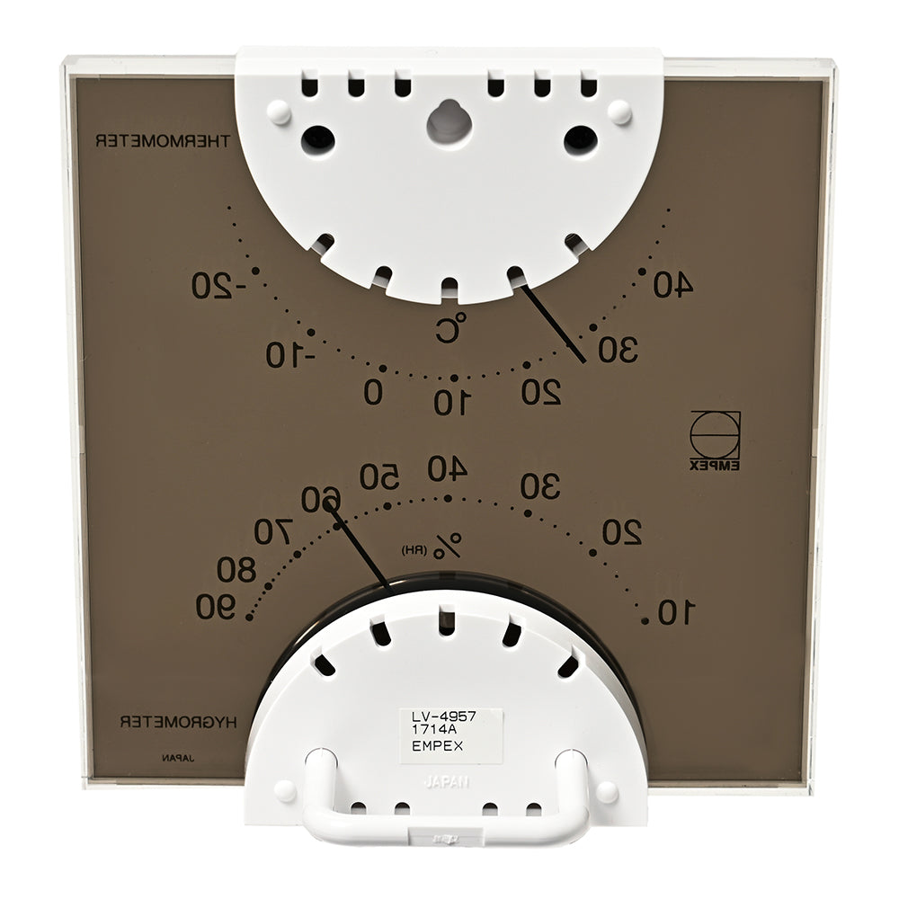 エルム・カラー温・湿度計 LV-4957