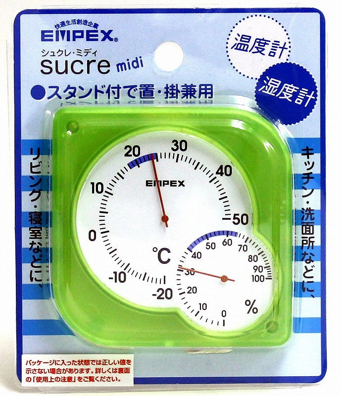 シュクレmidi温・湿度計 TM-5601 / TM-5603 / TM-5604 / TM-5606 – EMPEX / エンペックス気象計