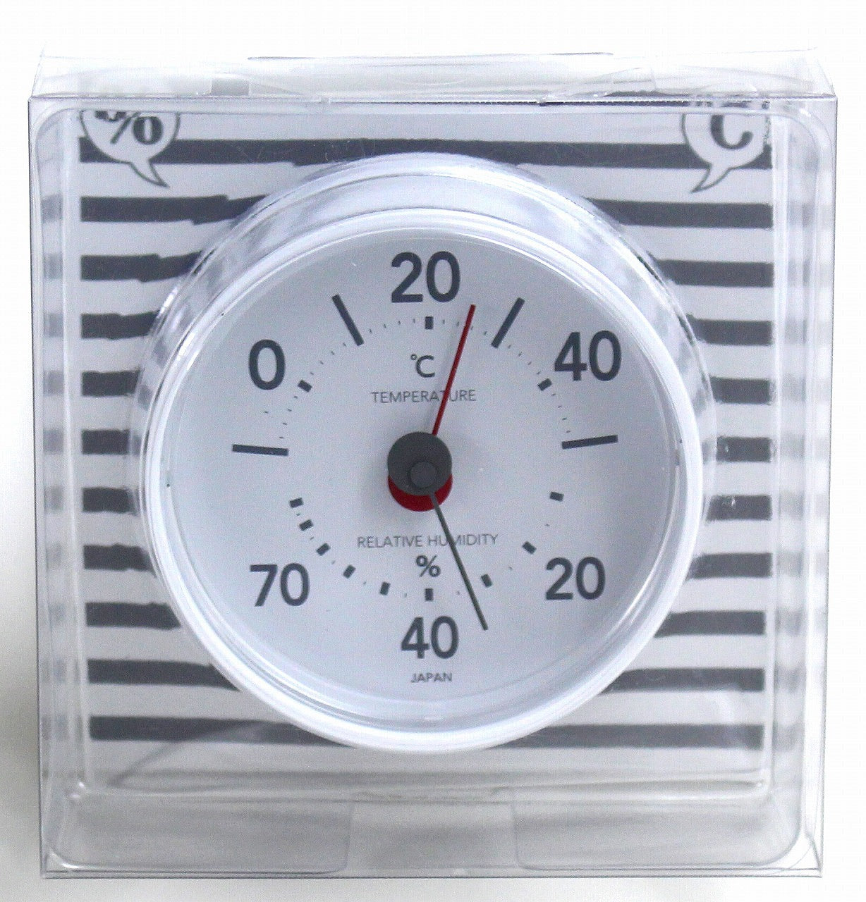 EMPEX(エンペックス気象計) プレーン温・湿度計 スノーホワイト TM-7811