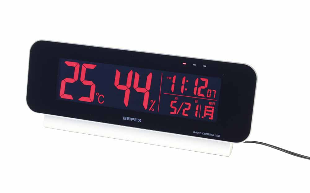 電波時計付デジタル温湿度計 (TD-8262) インテリア小物