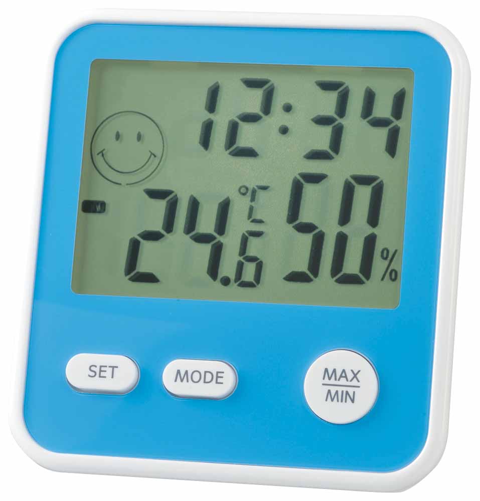 デジタルmini温度・湿度計 時計 TD-8321 / TD-8326